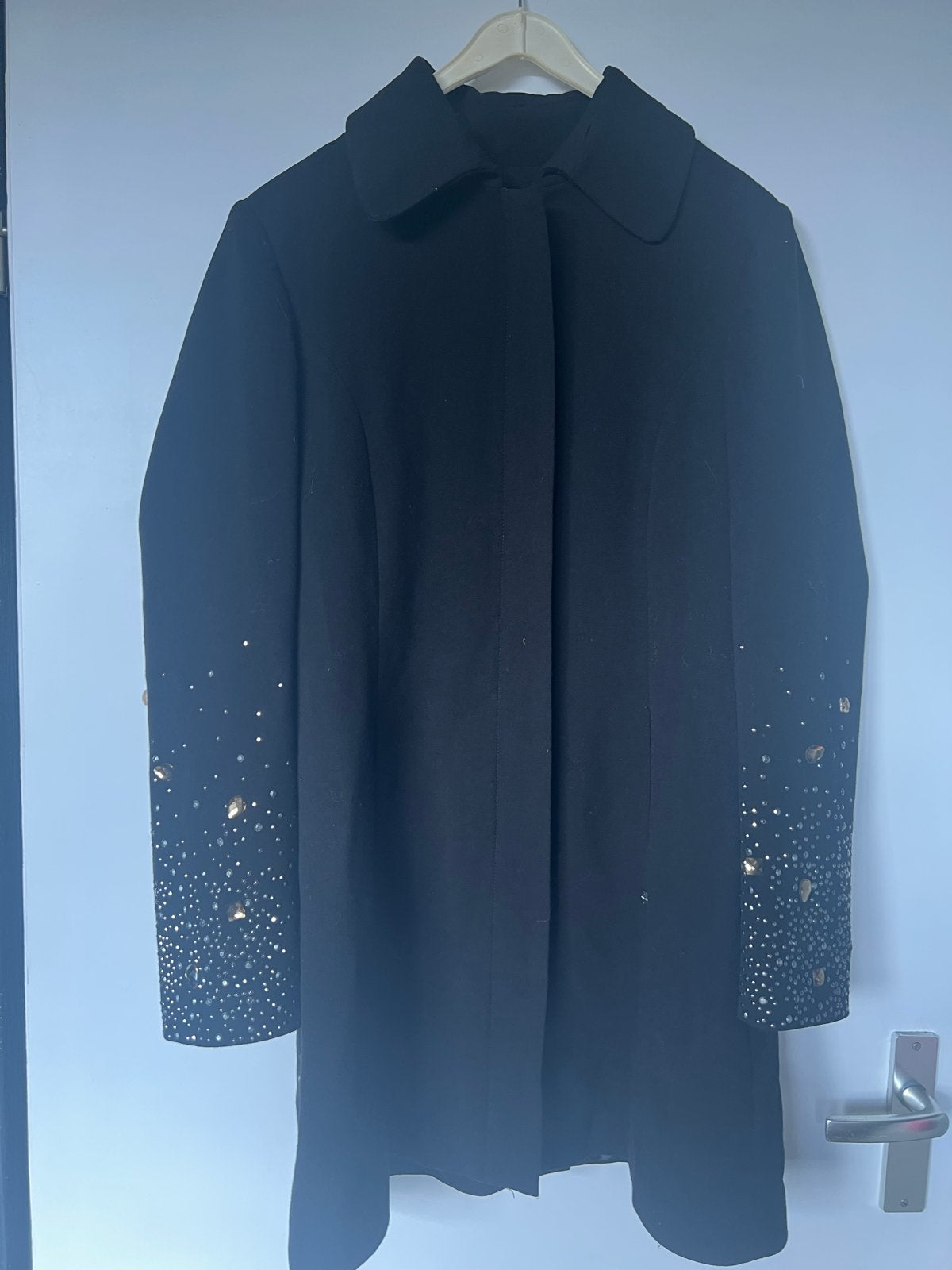 Mooie jas, Kleding | Dames, Jassen | Winter, Ophalen of Verzenden, Zo goed als nieuw, Maat 46/48 (XL) of groter, Zwart