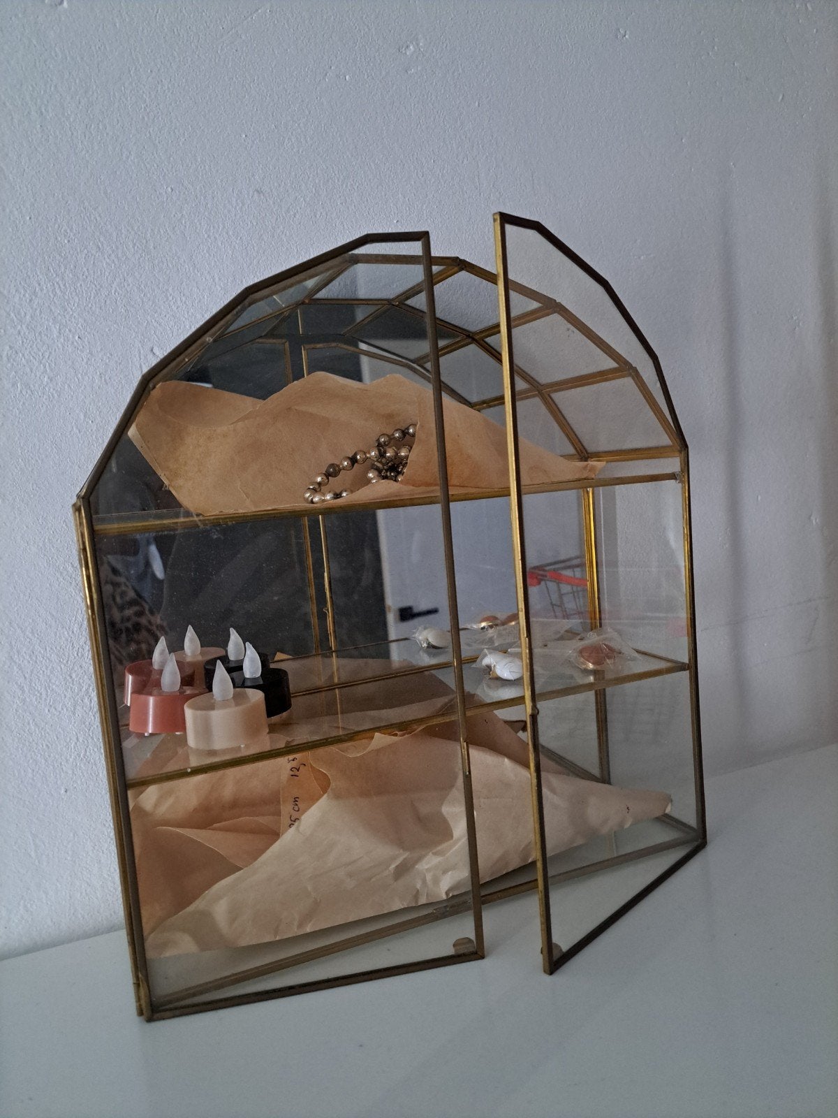 Vintage pronk kastje vitrinekastje, Ophalen of Verzenden, X, X, X