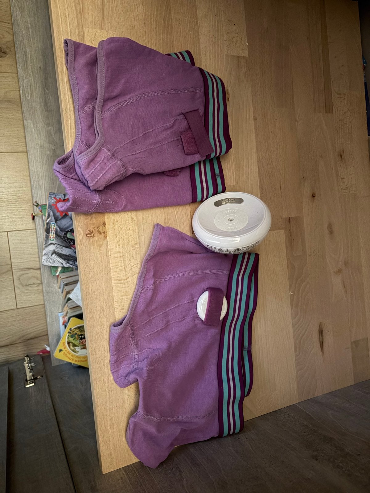 Rodger plaswekker met 3 onderbroeken maat 140, Kinderen en Baby's, Ophalen, Gebruikt, Jongen of Meisje, Nacht- of Onderkleding