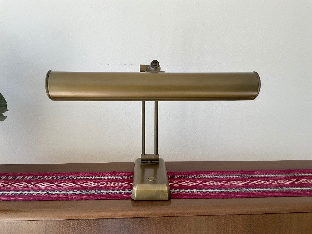 Te koop pianolamp, Ophalen, Zo goed als nieuw, Metaal, Minder dan 50 cm
