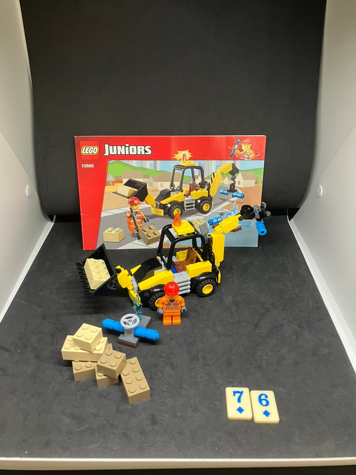 LEGO Juniors 10666 Graafmachine Set (76), Gebruikt, Overige thema's, Lego, Ophalen of Verzenden