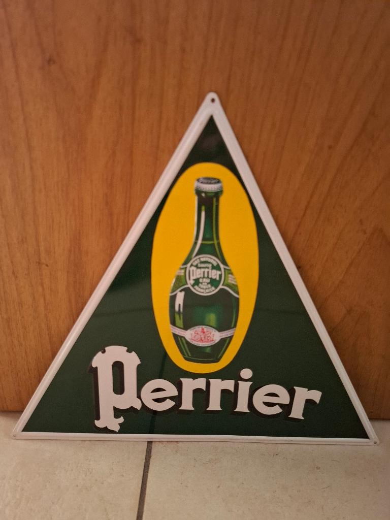 authentiek reclamebord Perrier, Ophalen of Verzenden, Nieuw, Reclamebord