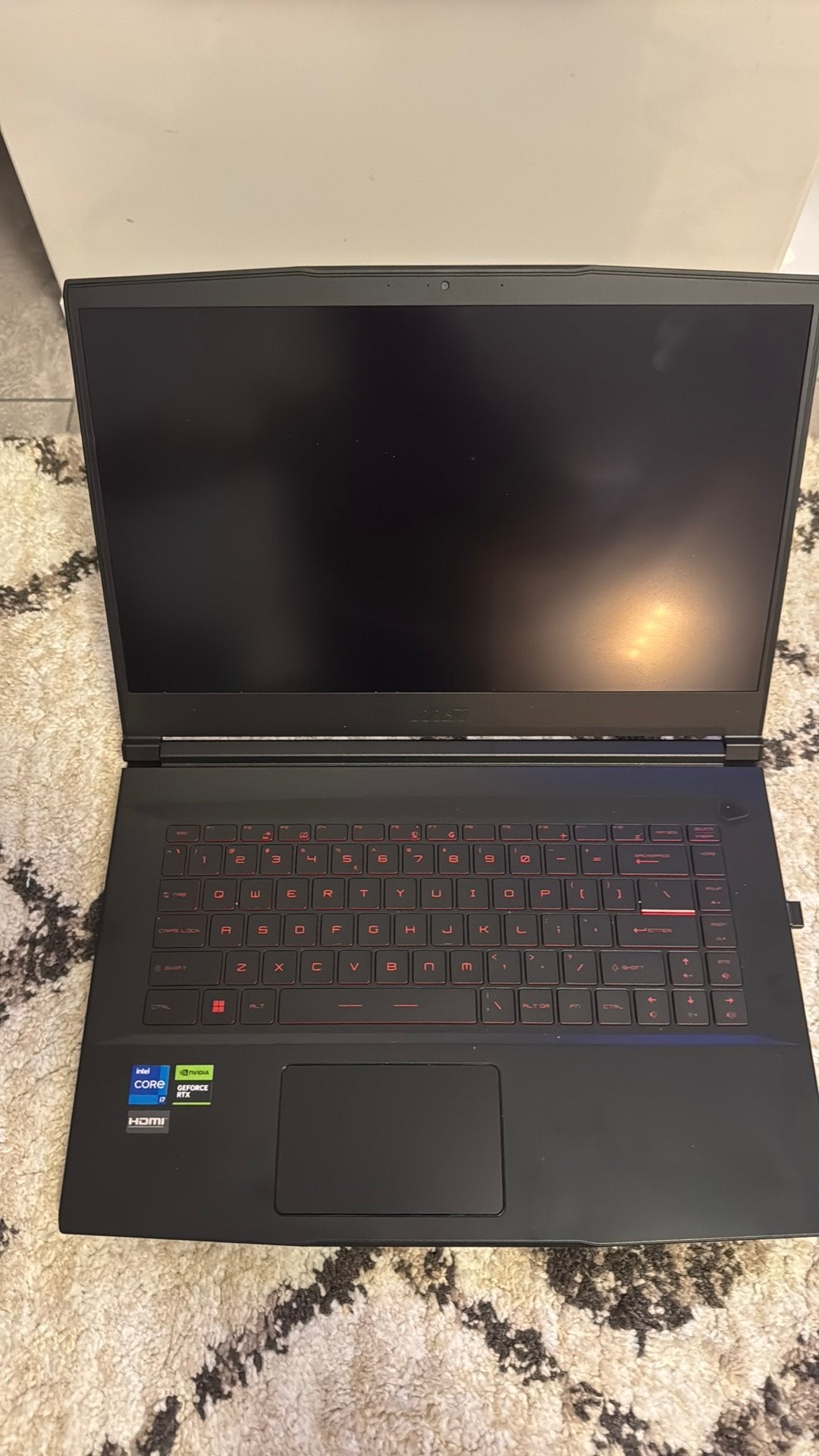 MSI Thin GF63 Gaming Laptop - Zo goed als nieuw, Met videokaart, 2 tot 3 Ghz, Ophalen of Verzenden, Zo goed als nieuw