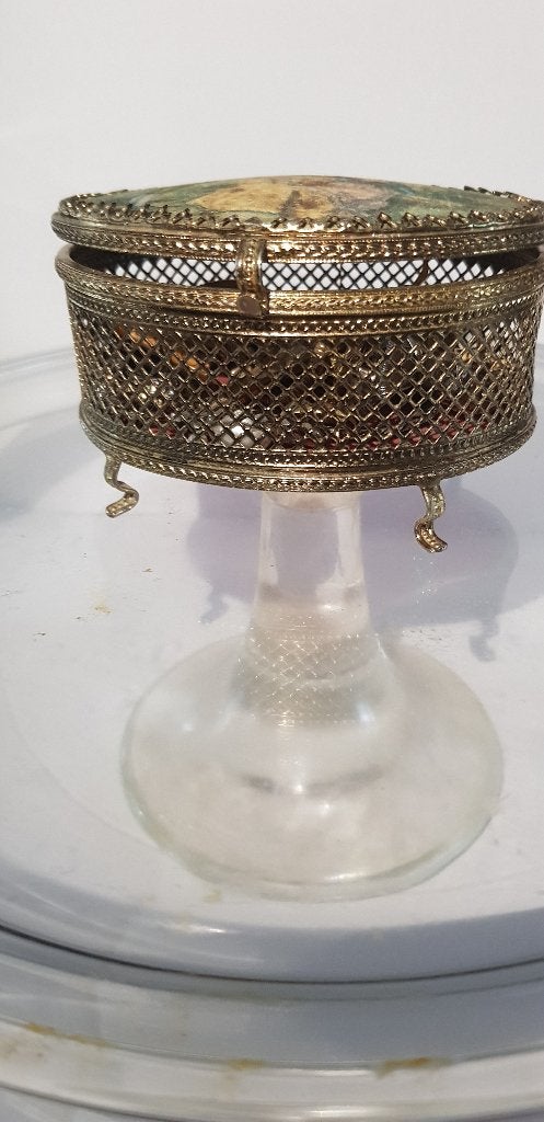 Franse luxe sieradendoosje antiek, Antiek en Kunst, Ophalen of Verzenden