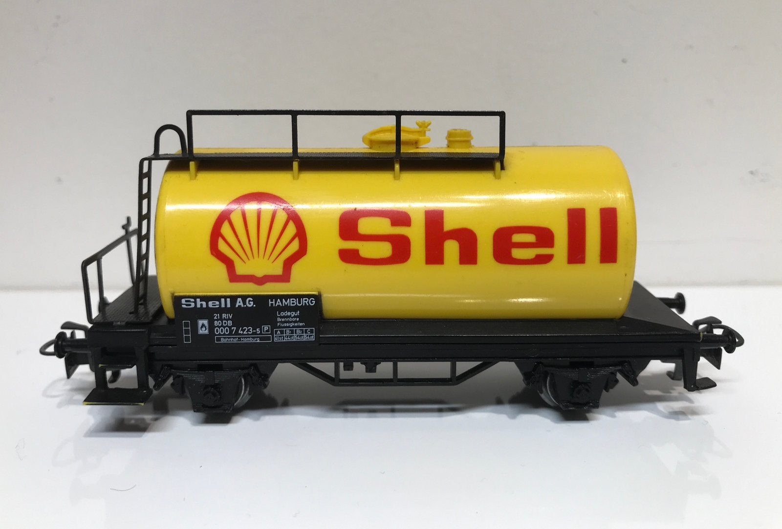 Marklin H0 4442 Shell tankwagen Hamburg, Wisselstroom, Verzenden, Wagon, Zo goed als nieuw