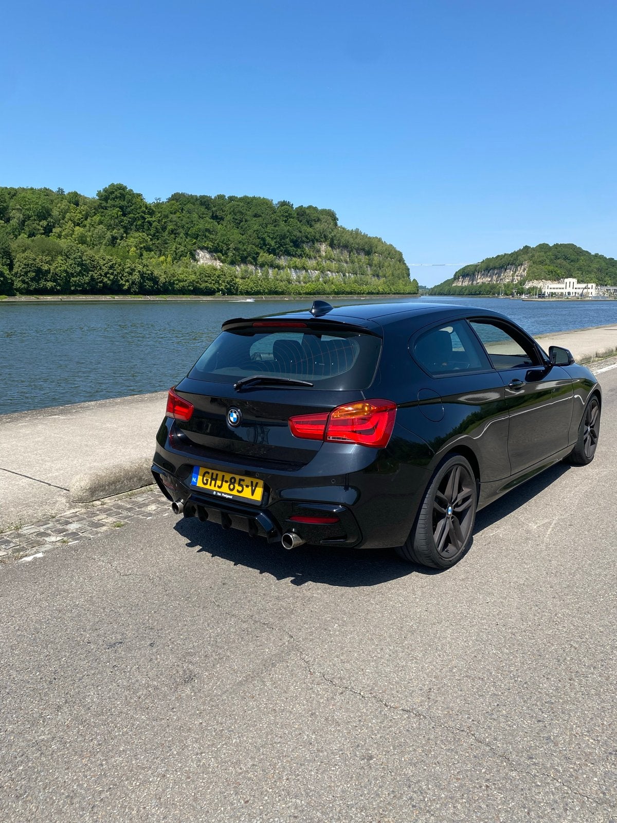 BMW 1-Serie M uitvoering 3d, Auto's, BMW, 1-Serie, Achterwielaandrijving, Zwart, 1200 kg