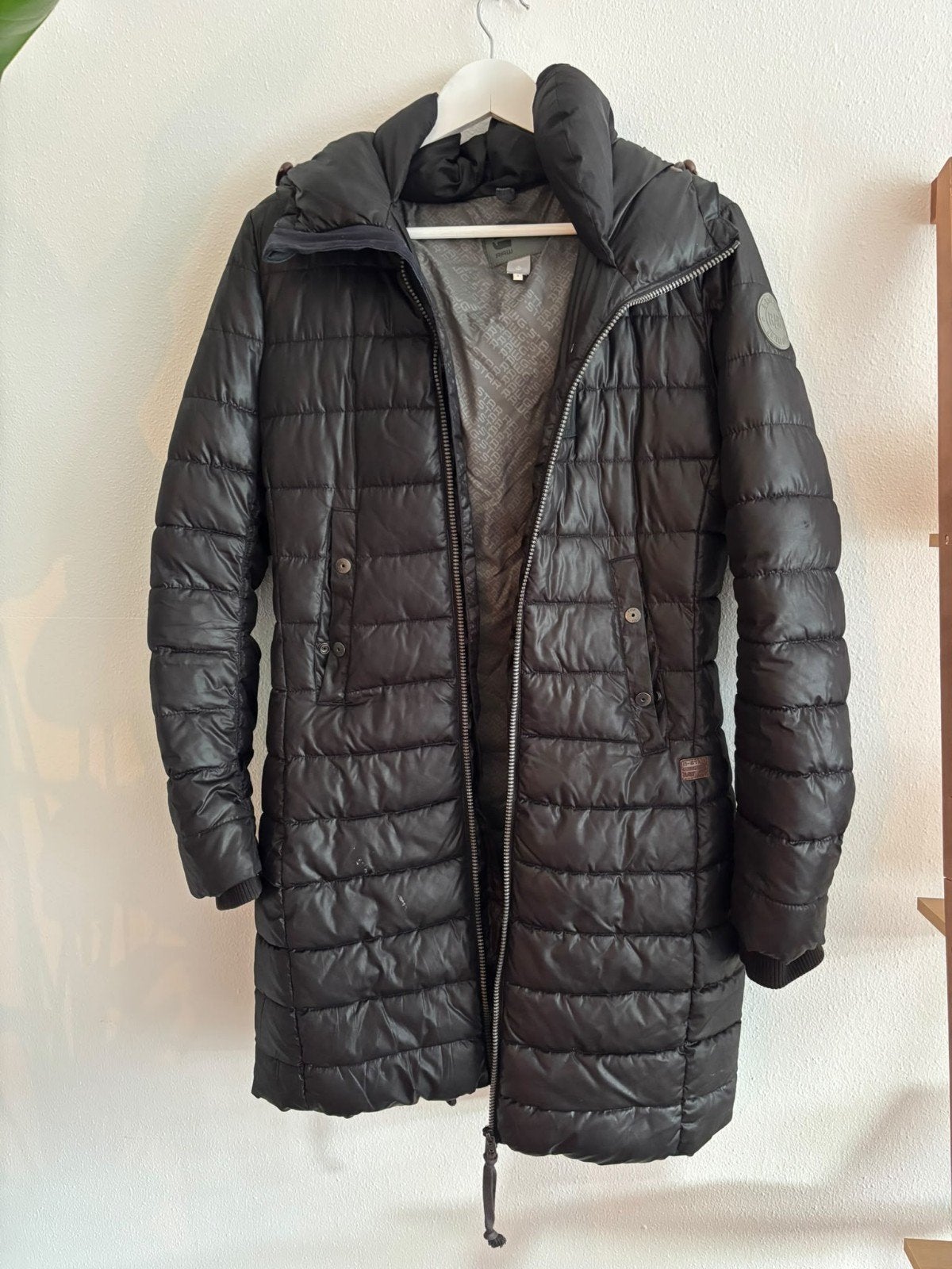 G-Star RAW dames winterjas maat S, Zwart, Ophalen of Verzenden, Zo goed als nieuw, Maat 36 (S)