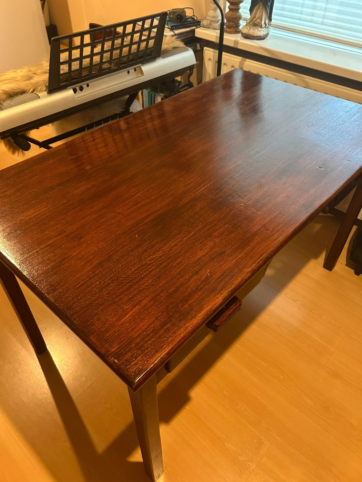 Eettafel 130x75 nette gebruikte tafel, Ophalen, Gebruikt, 100 tot 150 cm, 50 tot 100 cm
