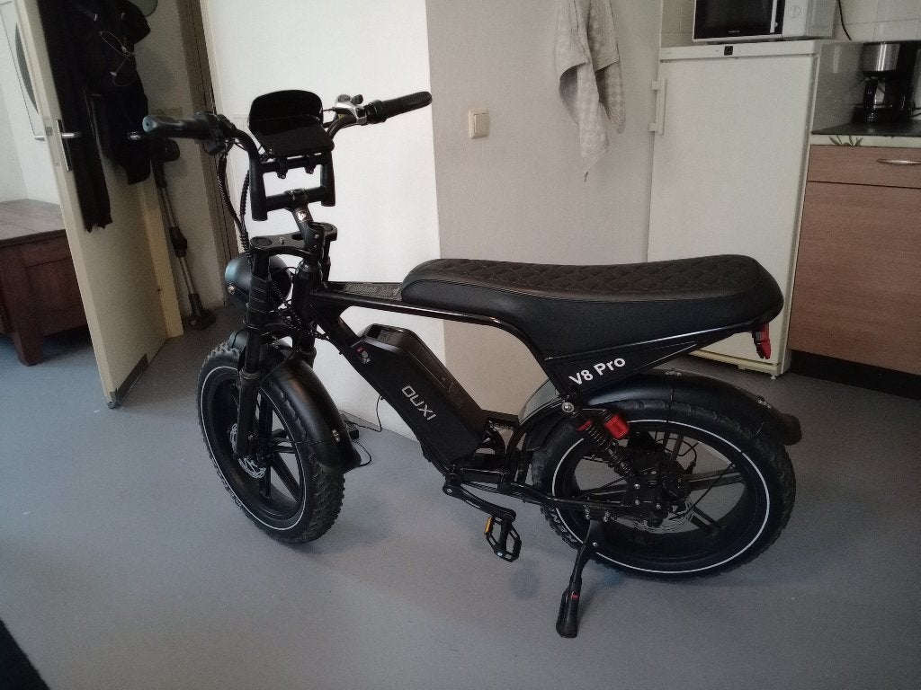 OUXI V8 PRO, Fietsen en Brommers, Elektrische fietsen, Gebruikt, 47 tot 51 cm, 30 tot 50 km per accu, Ophalen