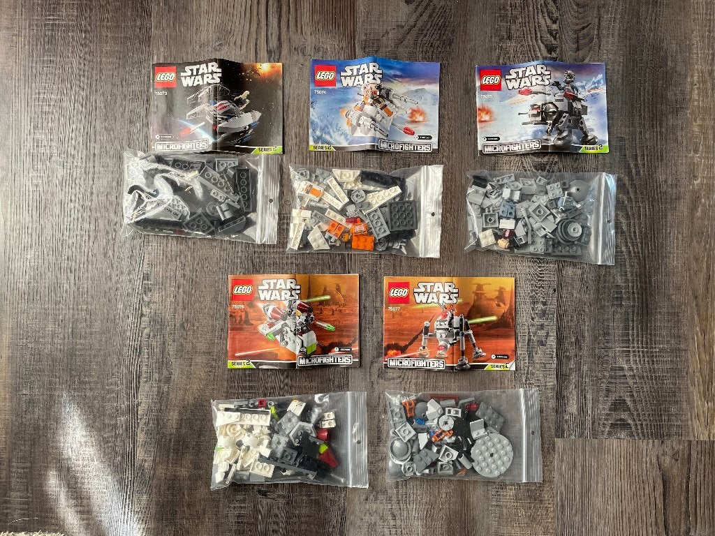 Lego Star Wars Micro Fighters 5 sets Series 2 (2015), Kinderen en Baby's, Star Wars, Lego, Ophalen of Verzenden, Zo goed als nieuw