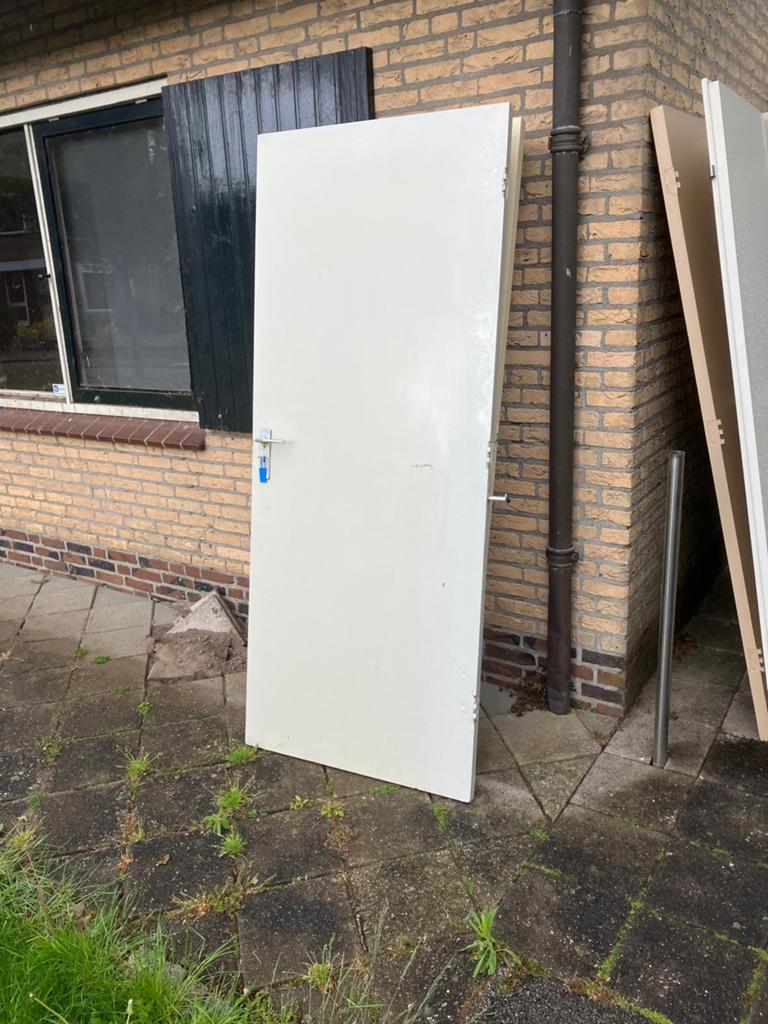 Binnendeuren 13 stuks, Doe-het-zelf en Verbouw, Deuren en Horren, Ophalen, Gebruikt, Binnendeur, 200 tot 215 cm