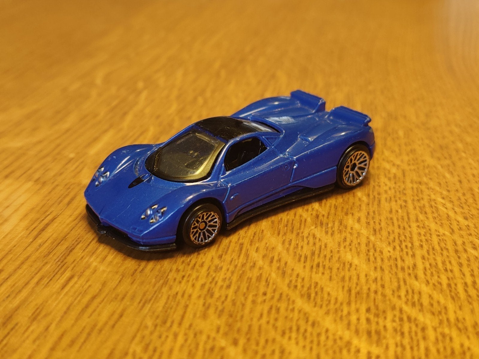 Motor Max Pagani Zonda C12 BLAUW, Ophalen of Verzenden, Zo goed als nieuw, Auto