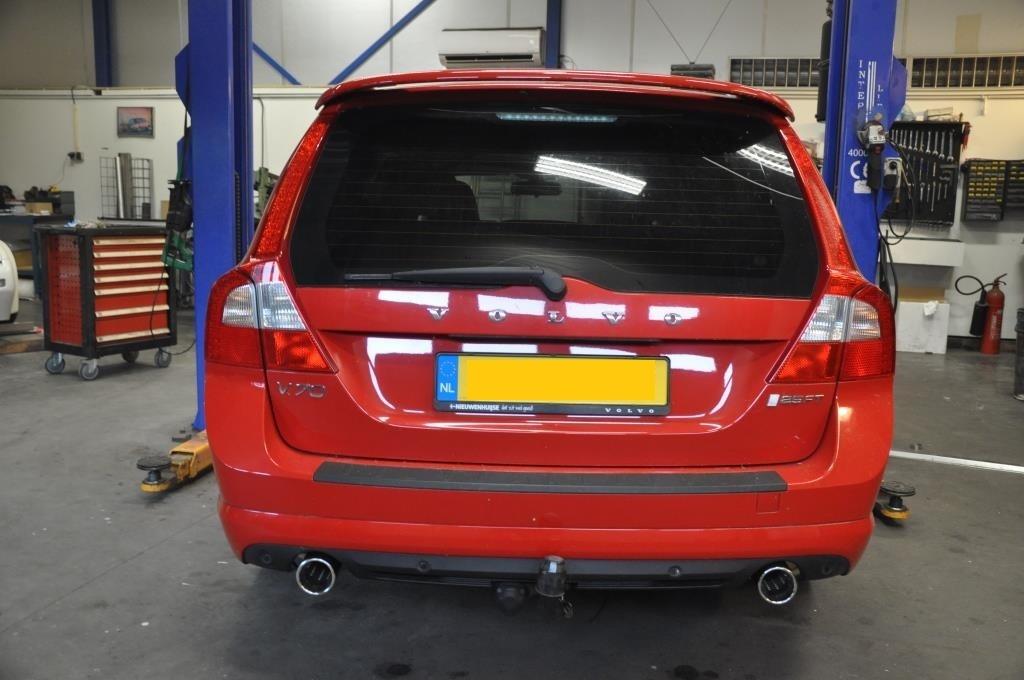 Dubbele RVS uitlaat (duplex) op maat voor onder elke auto, Ophalen