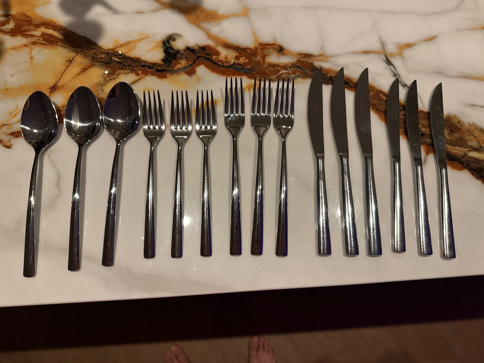 Villeroy & Boch Piemont Bestekset 15-delig 18/10, Ophalen of Verzenden