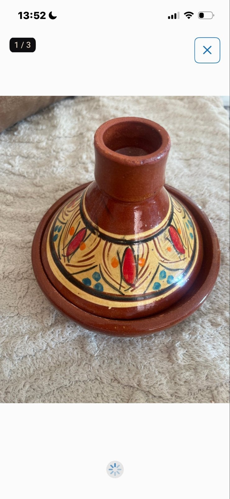 Mini Tajine - Decoratief en Handig, Ophalen, Overige typen, Zo goed als nieuw, Steen/keramiek