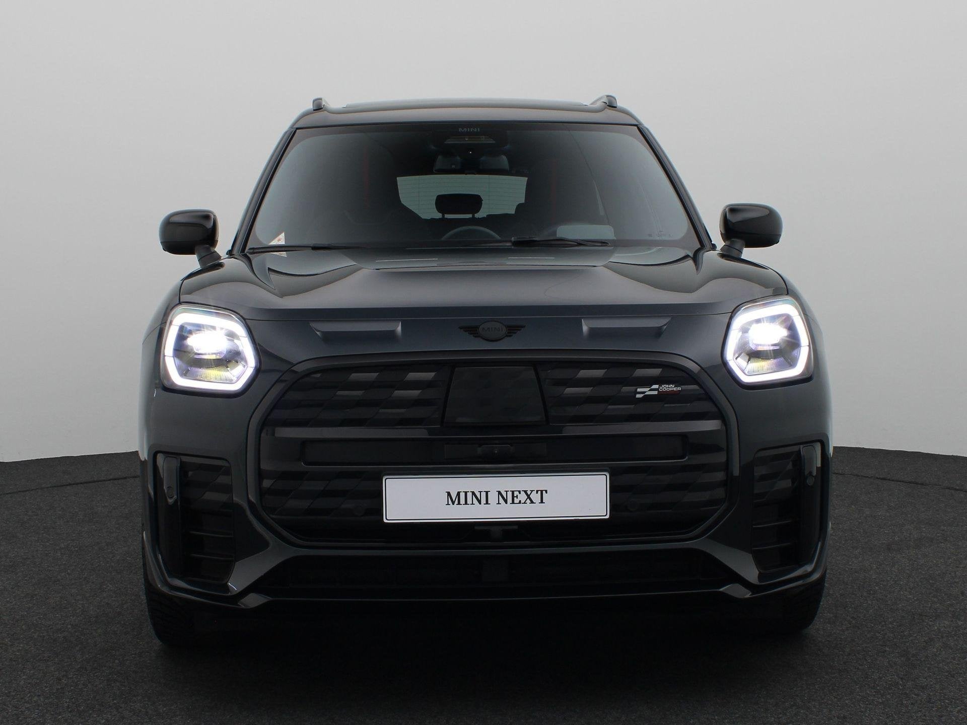 MINI Countryman E JCW Pakket + Pakket XL + Glazen panoramada, Auto's, Gebruikt, Countryman, Met garantie (alle), 204 pk