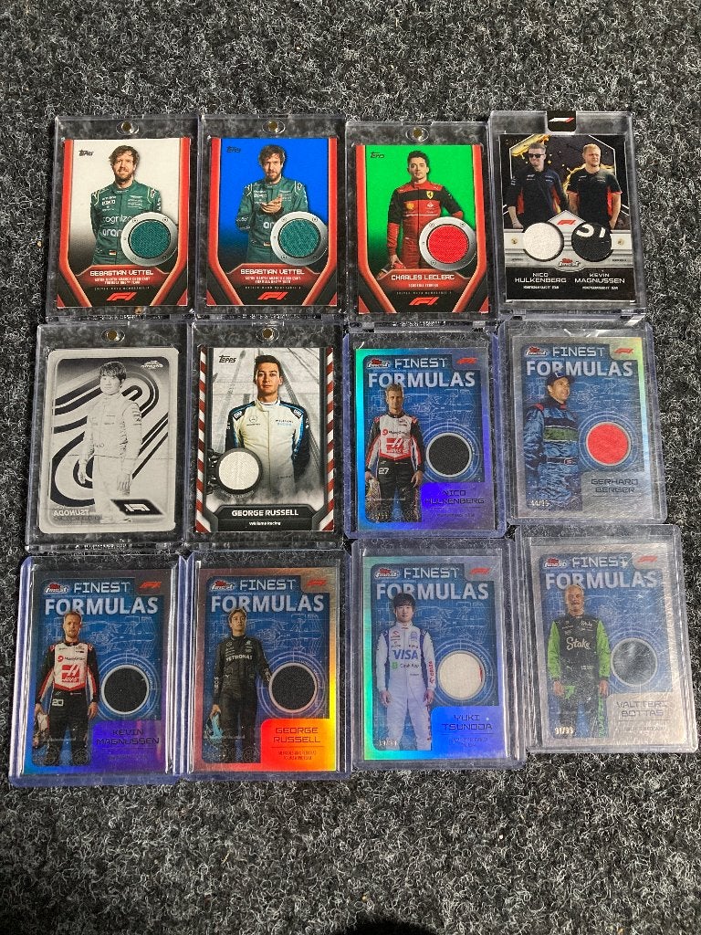 Formule 1 Relic en Genummerde Kaarten Collectie, Ophalen, Zo goed als nieuw, Meerdere kaarten