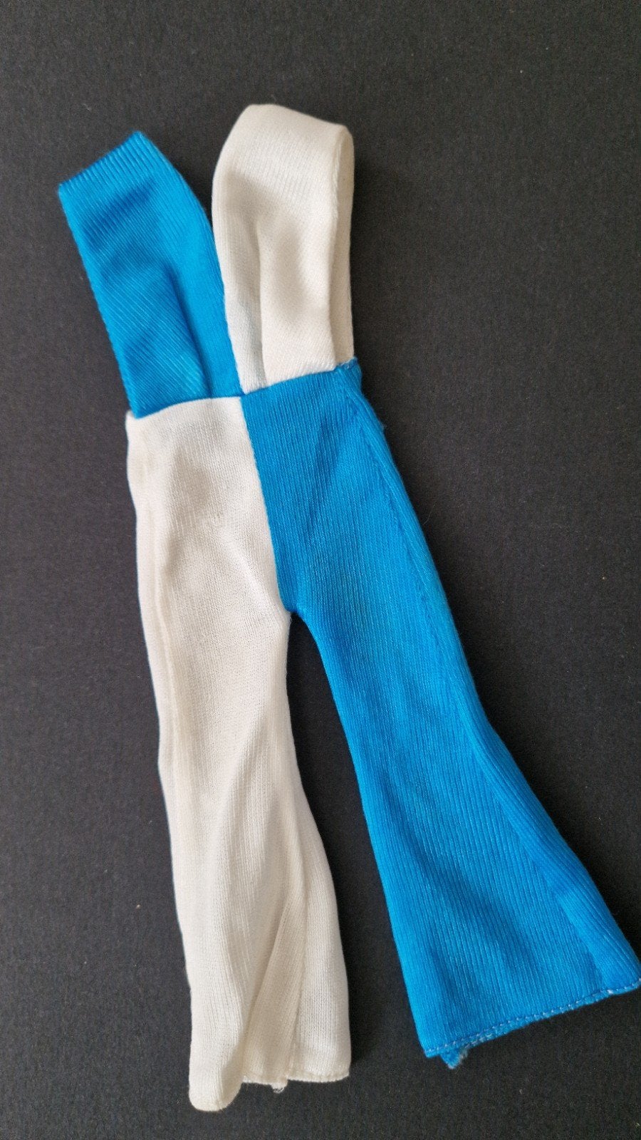 Vintage Barbie  Blauw/Wit Jumpsuit, Ophalen of Verzenden, Gebruikt, Barbie