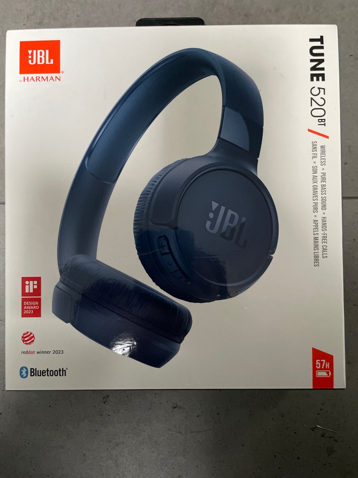 JBL Tune 520BT Draadloze On-ear Koptelefoon - Nieuw in doos, Ophalen, JBL, Bluetooth, Nieuw