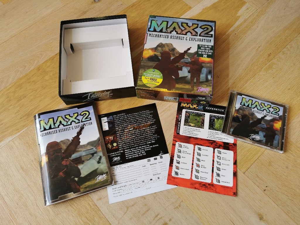PC Big box game M.A.X. 2, 1 speler, Ophalen of Verzenden, Zo goed als nieuw, Vanaf 3 jaar