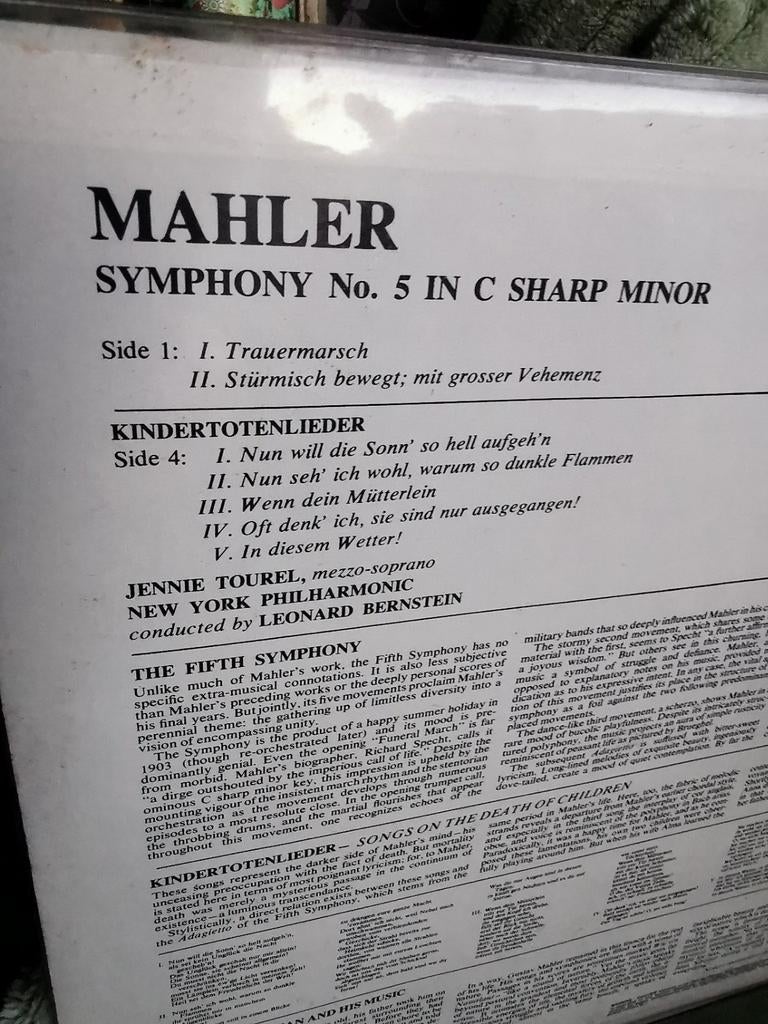 Klassieke muziek Mahler Mozart lp's vinyl Miekje, Cd's en Dvd's, Vinyl | Klassiek, Gebruikt, Overige typen, Ophalen of Verzenden