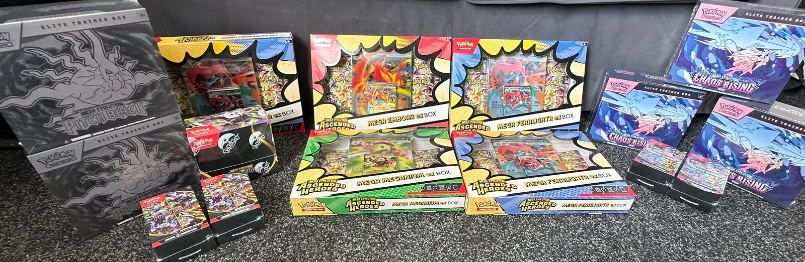 Verschillende Pokemon Ascended Heroes EX Boxen, Ophalen of Verzenden, Zo goed als nieuw