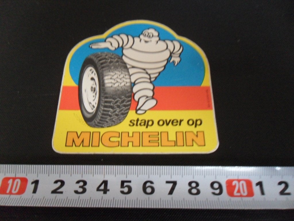 sticker Stao over op MICHELIN  autobanden *, Ophalen of Verzenden, Zo goed als nieuw