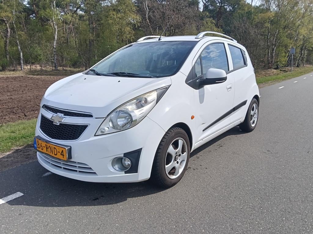 Chevrolet Spark 1.0 Bifuel 2011 Wit, Auto's, Chevrolet, Particulier, Spark, ABS, LPG, Euro 5, B, Hatchback, Handgeschakeld, Origineel Nederlands