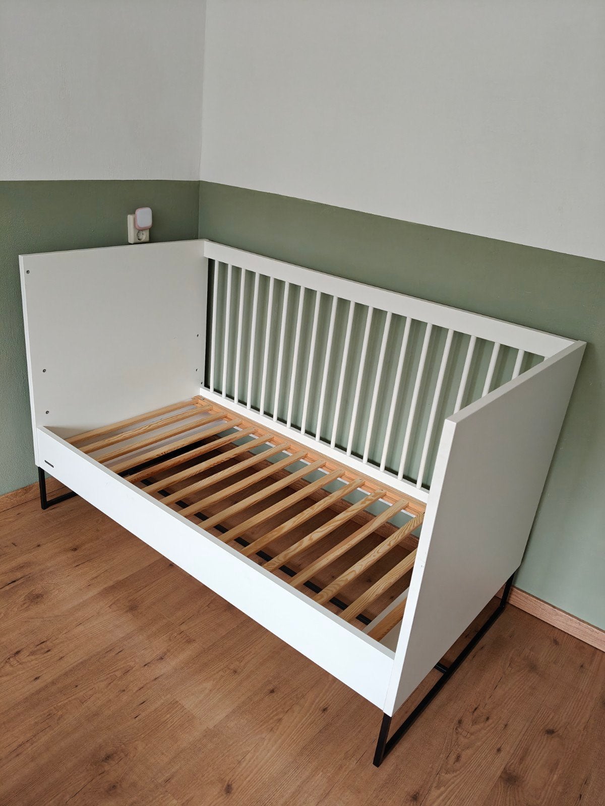 Kidsmill Modular ledikant/peuterbed 70x140 cm, Ophalen, 70 tot 85 cm, 140 tot 160 cm, Zo goed als nieuw