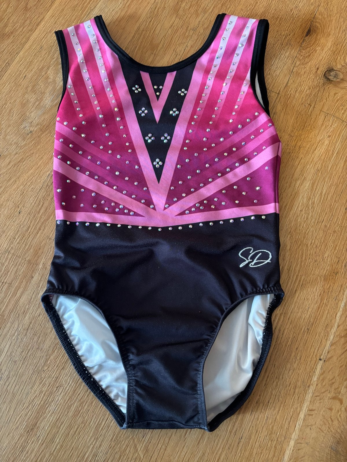 Sparkle en DreamTurnpakje (CLA 134-140), Zo goed als nieuw, Roze, Turnpak(je), Kindermaat 122 t/m 140