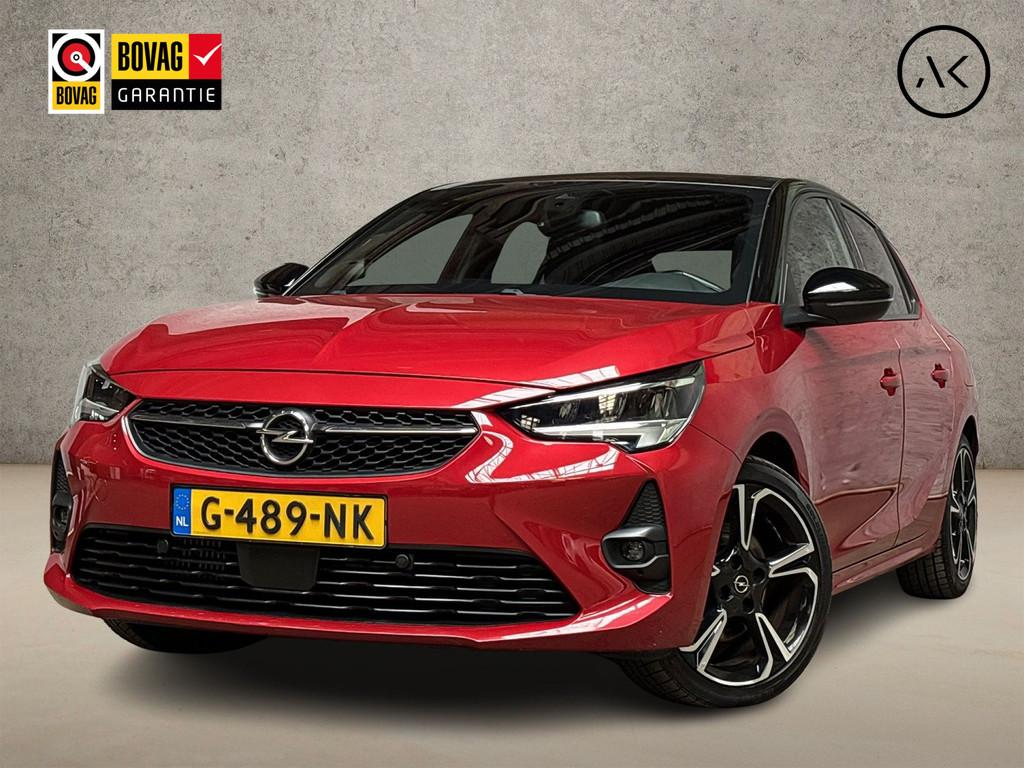 Opel Corsa 1.2 GS Line Dynamic (PANORAMADAK, APPLE CARPLAY,, Auto's, Opel, Voorwielaandrijving, 12 maanden, Gebruikt, Leder en Stof