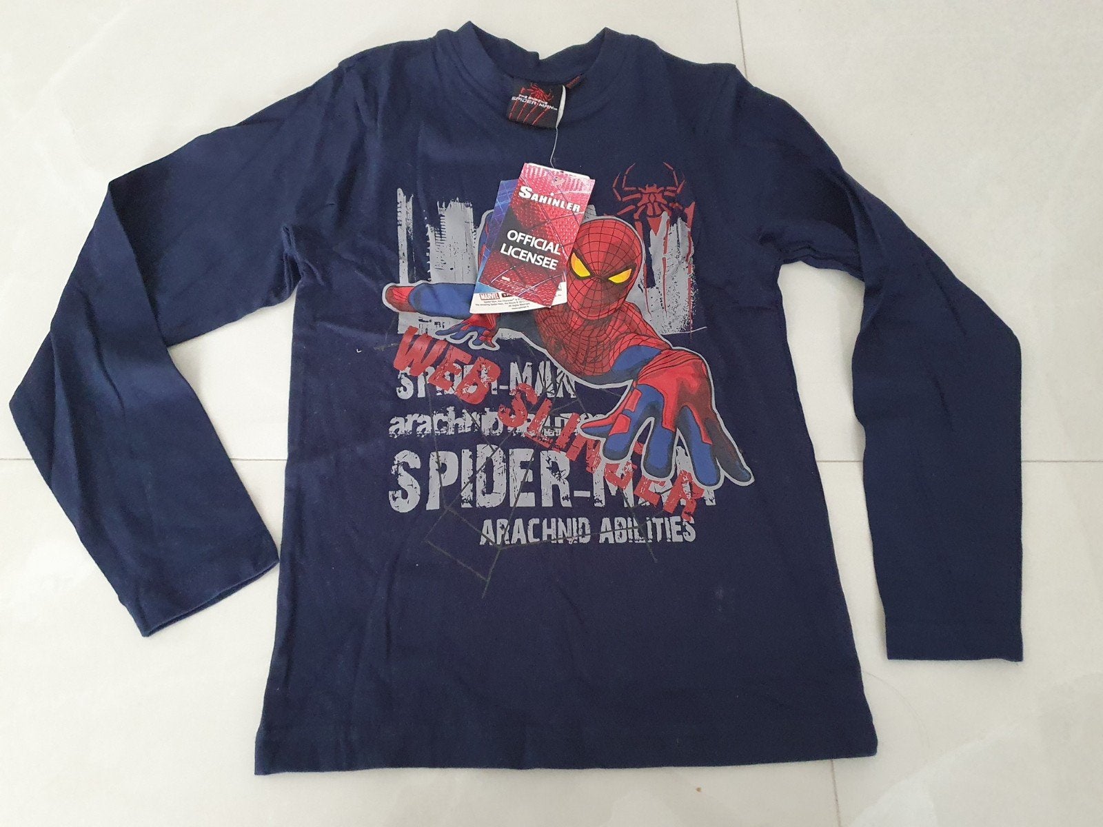 Nieuw Spiderman Longsleeve Maat 122/128, Nieuw, Ophalen of Verzenden, Spiderman, Shirt of Longsleeve