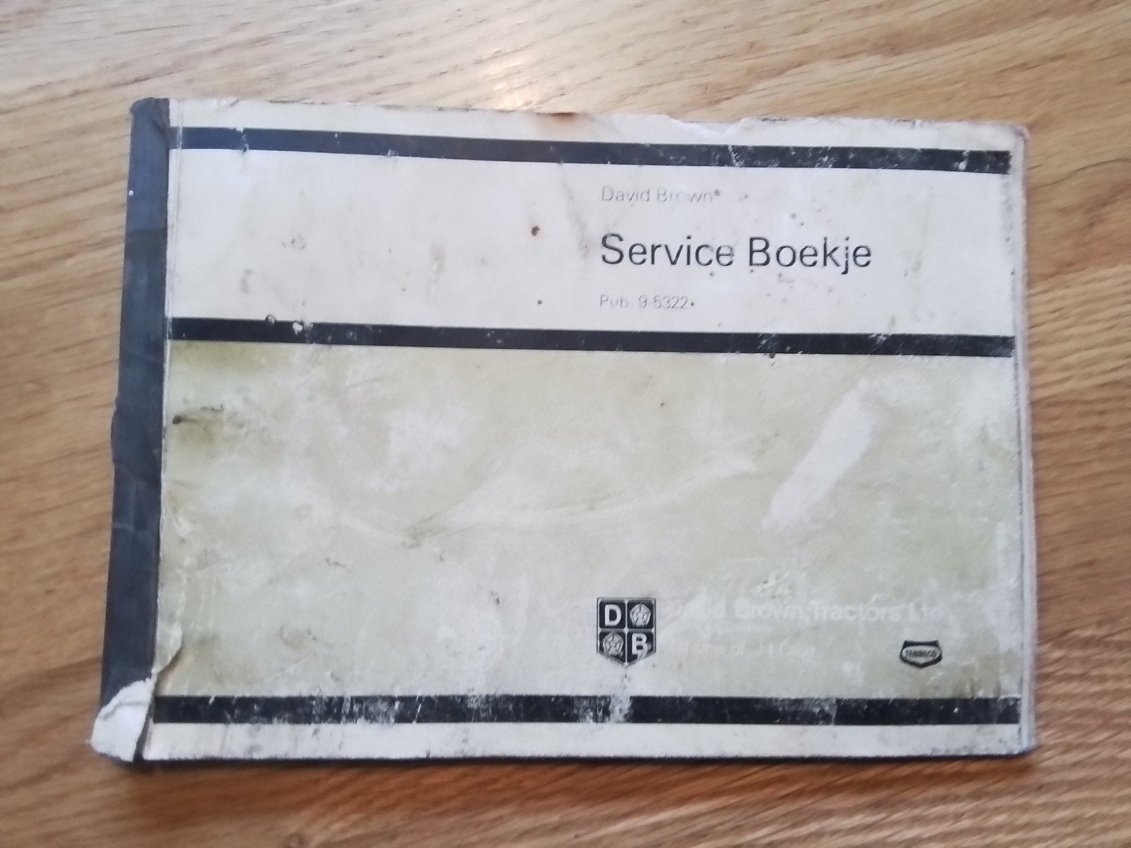 David Brown tractor Service boekje, Ophalen of Verzenden