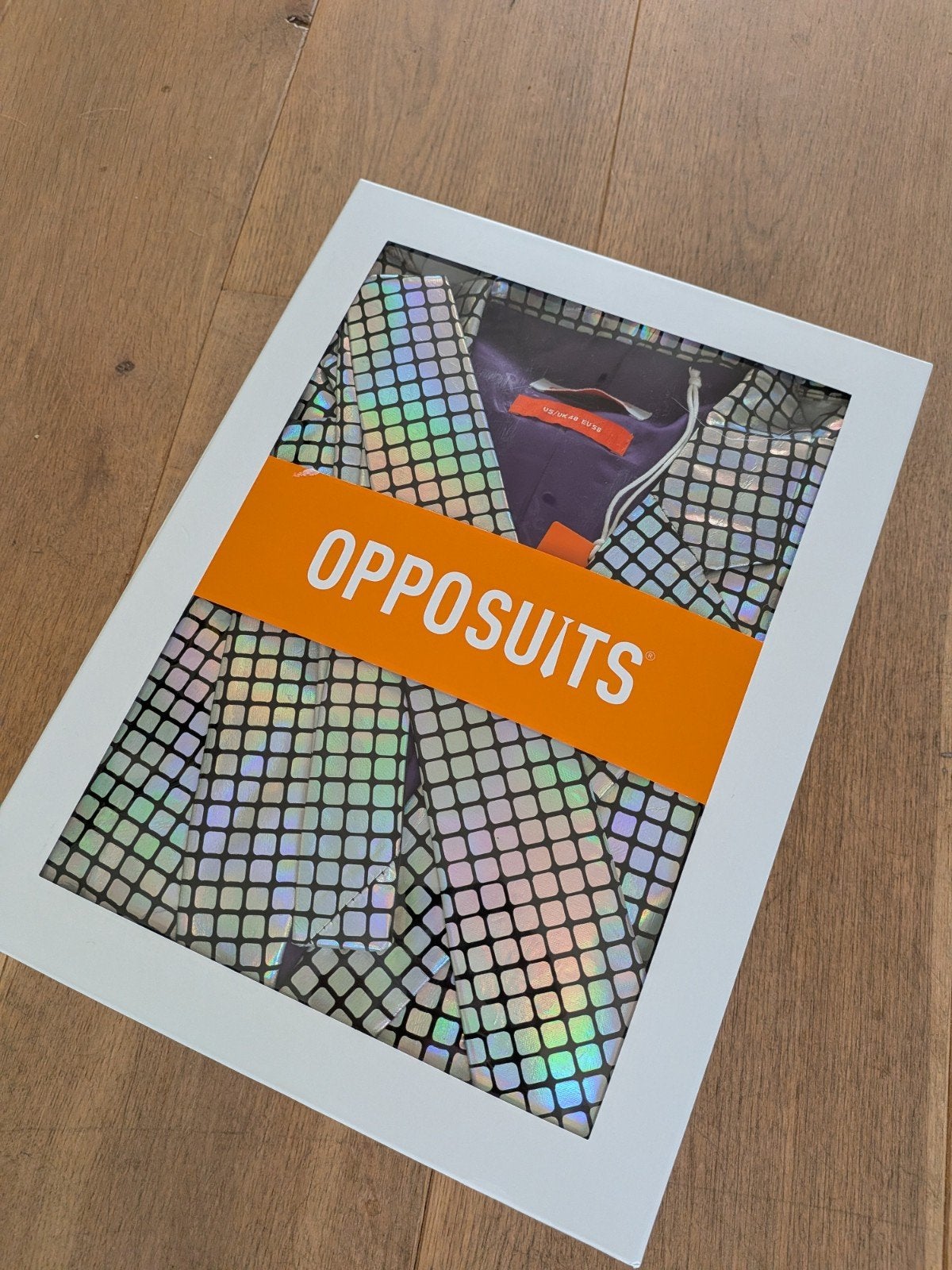 Opposuits Discoballer Pak Maat 58 (valt klein) met Stropdas, Overige kleuren, Opposuits, Maat 56/58 (XL), Ophalen of Verzenden