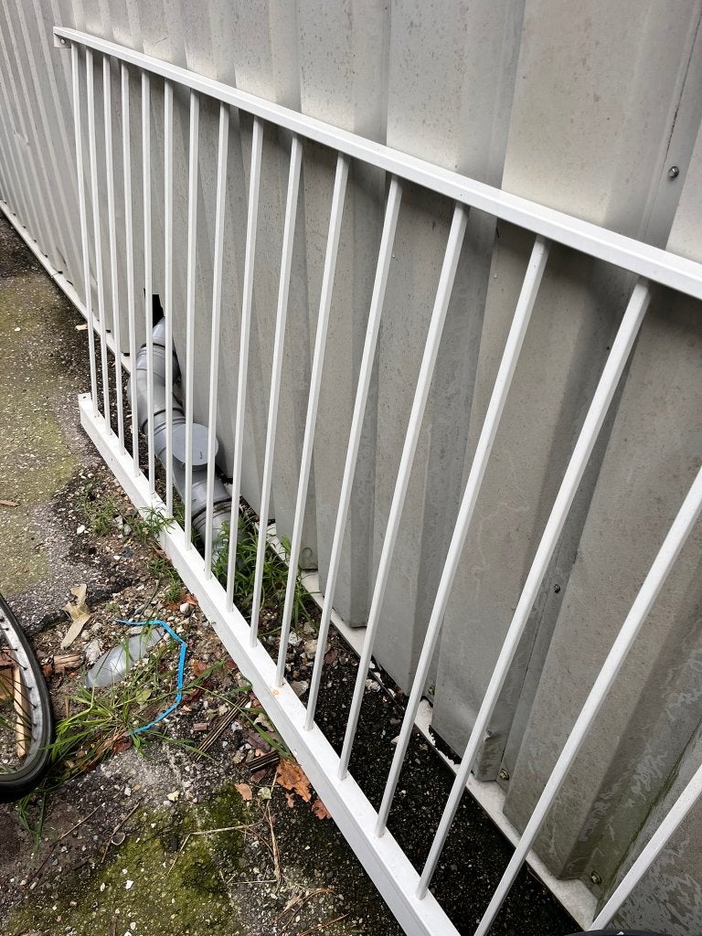 hek balkon, Ophalen, IJzer, Sierhekwerk