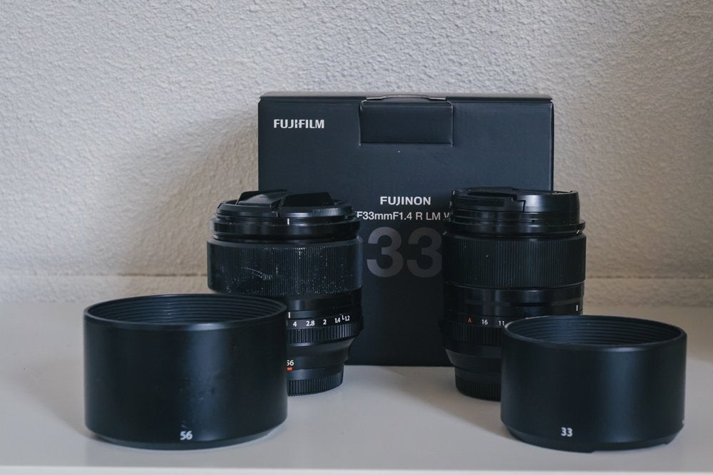 fuji 56mm 1.2 en fuji 33mm 1.4 eventueel RUILEN., Audio, Tv en Foto, Fotografie | Lenzen en Objectieven, Fujifilm, Ophalen of Verzenden