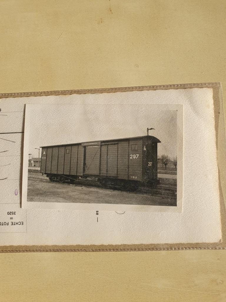 Originele foto RTM 297, Verzamelen, Ophalen of Verzenden, Zo goed als nieuw, Trein, Kaart of Prent