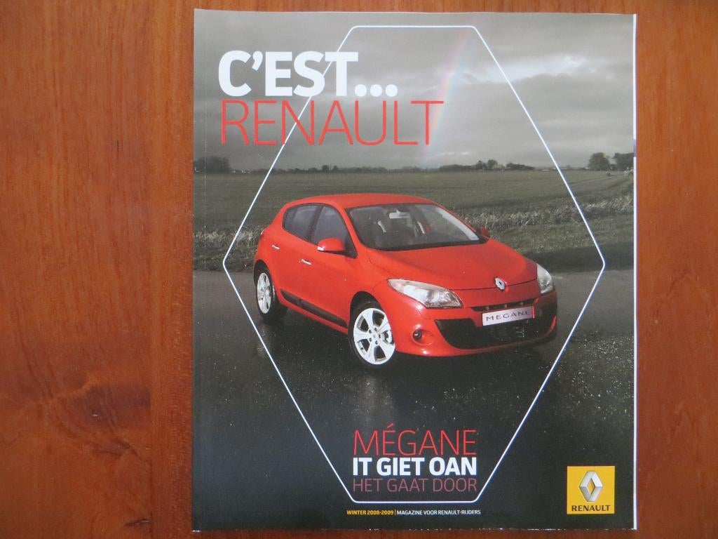 Renault C’est… (winter 2008-09) Mégane Coupé, Ondelios, Boeken, Ophalen of Verzenden, Nieuw, Renault