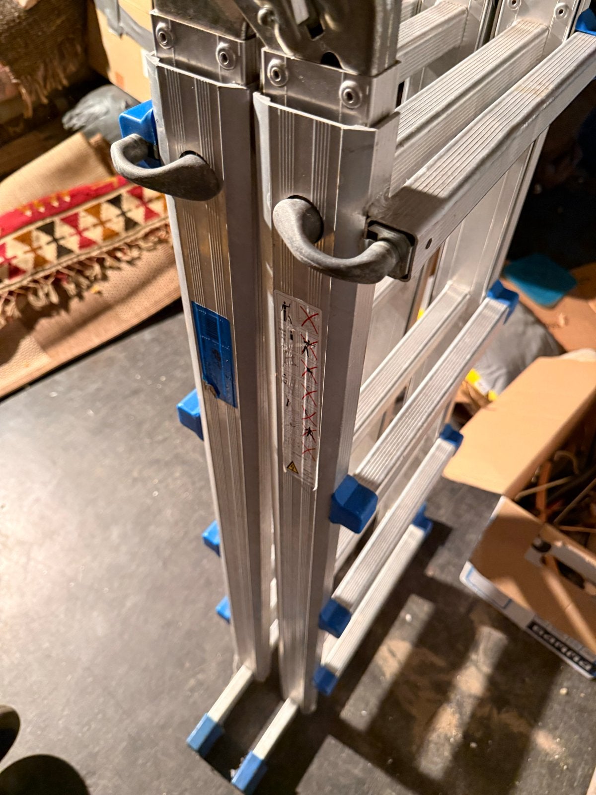 Multifunctionele opvouwbare ladder - Gebruikt, Ophalen, Gebruikt, Ladder, Opvouwbaar of Inschuifbaar