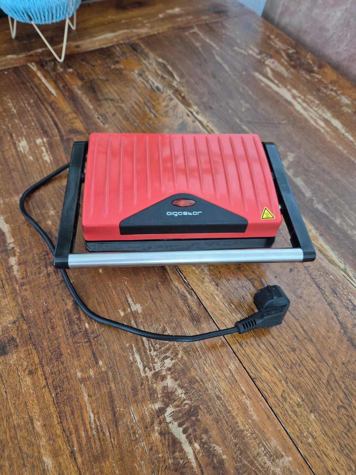 Aigostar Tosti IJzer / Contactgrill - Zo goed als nieuw, Witgoed en Apparatuur, Contactgrills, Ophalen, Zo goed als nieuw