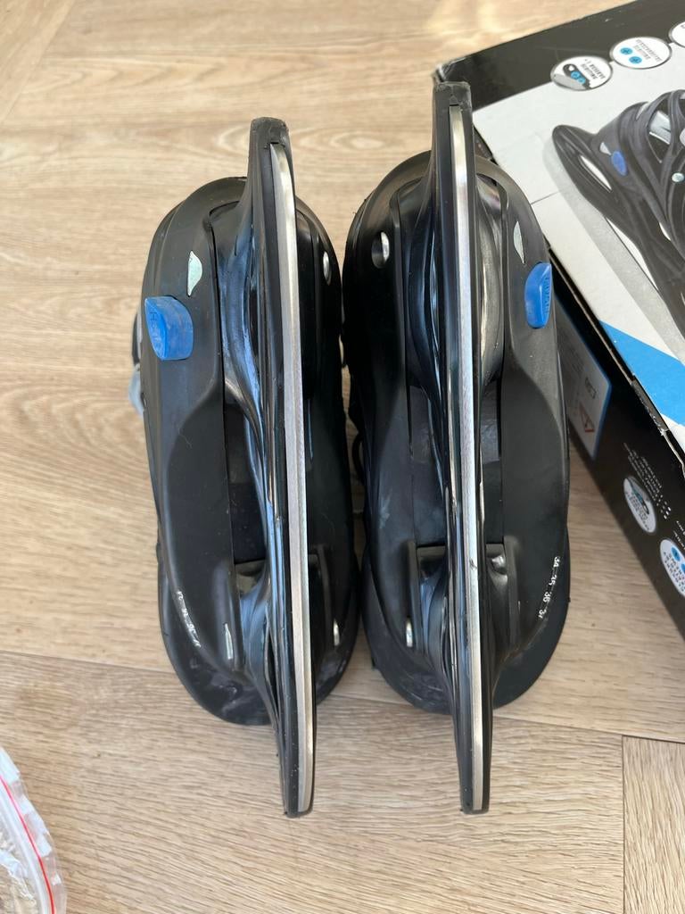 Nijdam verstelbare ijshockeyschaatsen, maat 37-40, Sport en Fitness, Schaatsen, Ophalen of Verzenden, Zo goed als nieuw, IJshockeyschaatsen