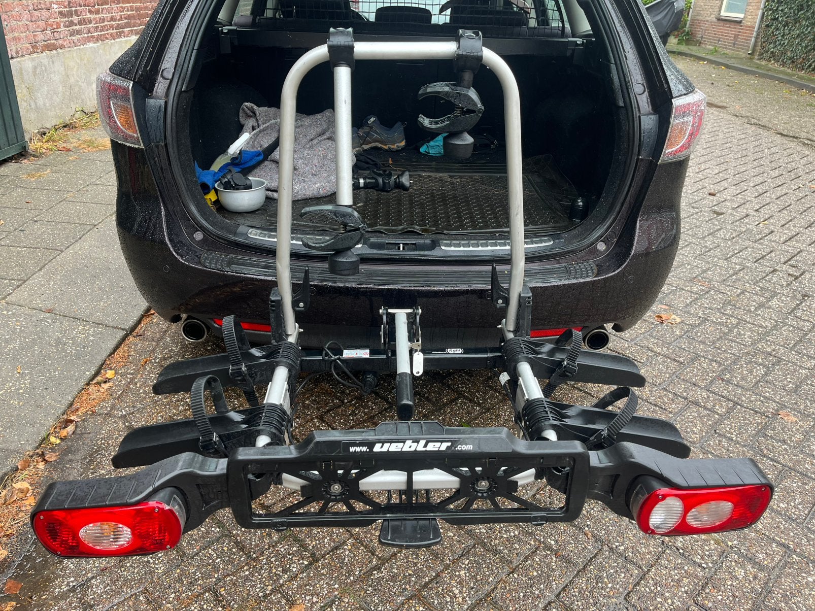 Uebler X21 Nano, Auto diversen, Ophalen, Zo goed als nieuw, Brede banden, 2 fietsen