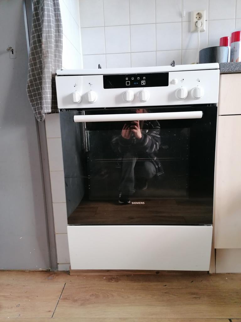 Gasfornuis met elektrische oven, Witgoed en Apparatuur, Fornuizen, Ophalen