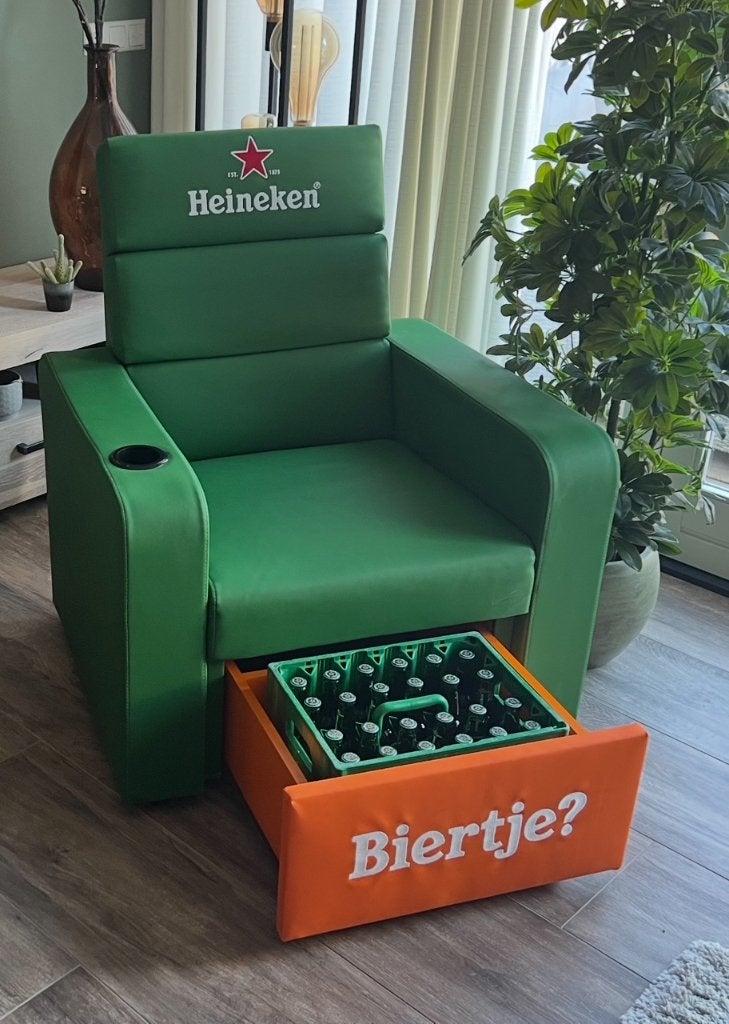 Heineken stoel nieuw, Ophalen, Zo goed als nieuw, Overige typen, Heineken