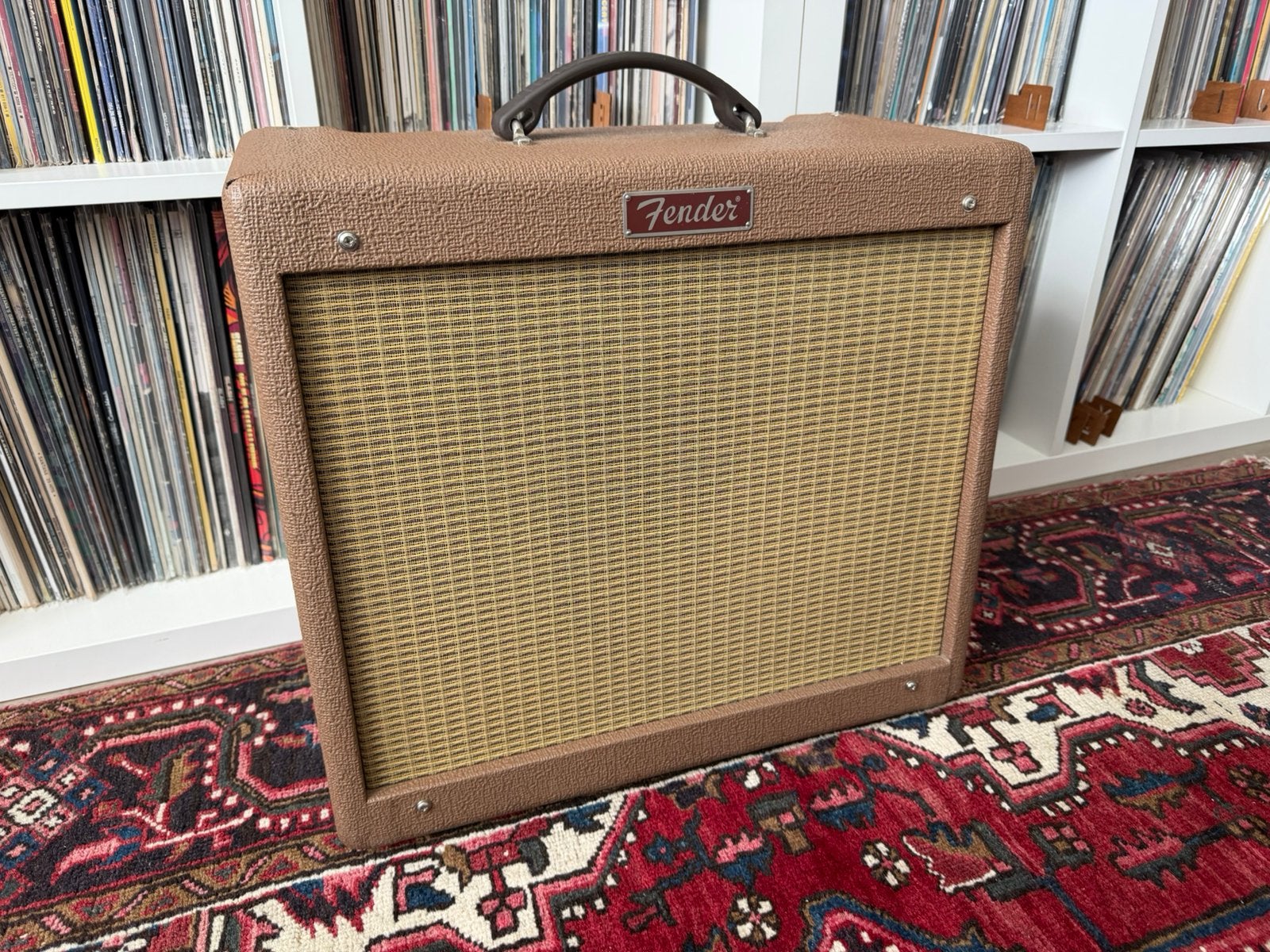 Fender Blues Junior Limited Edition Brown Wheat, Ophalen, Zo goed als nieuw, Gitaar, Minder dan 50 watt