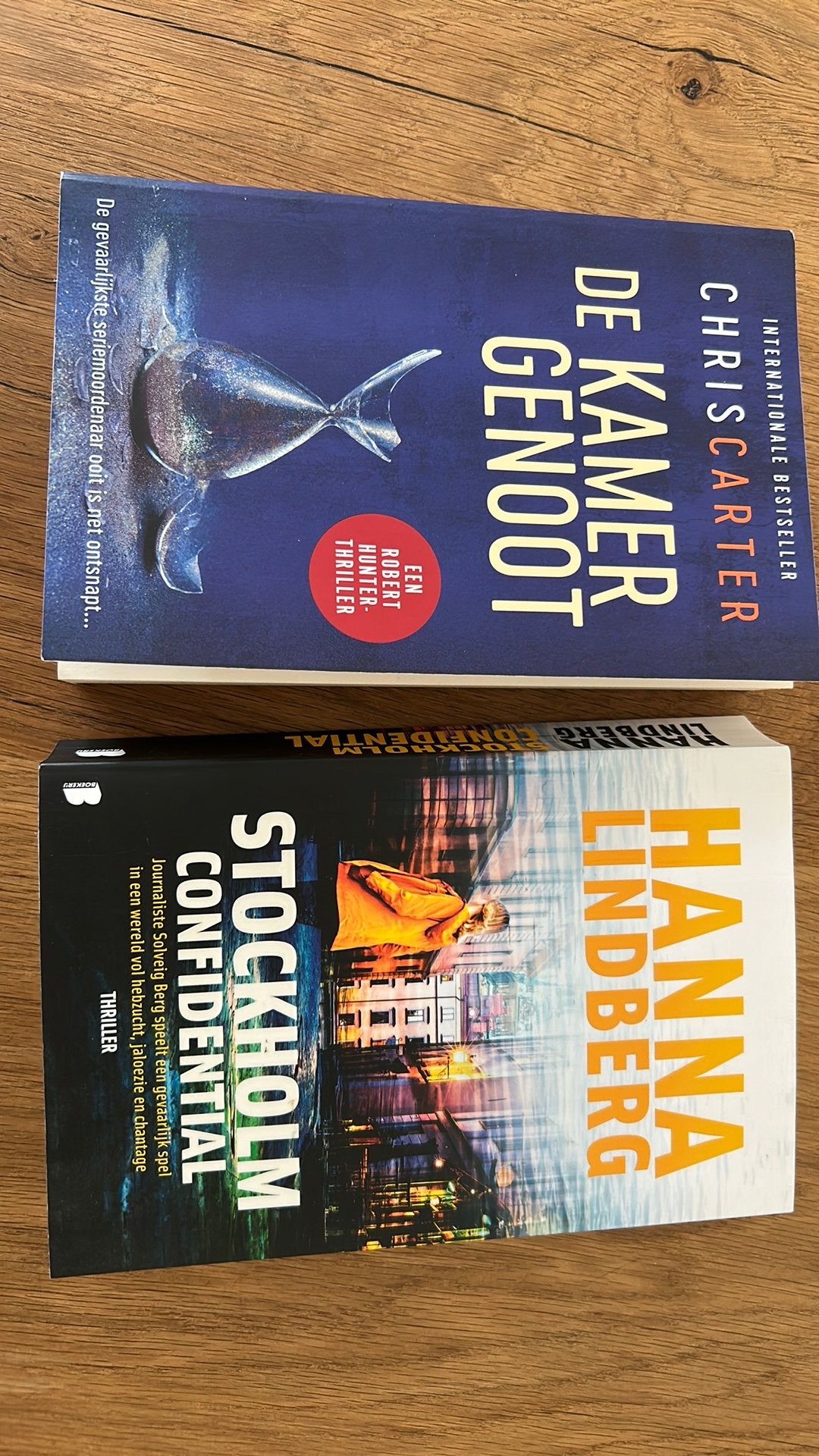 Hanna Lindberg - Stockholm conf. /chris carter kamergenoot, Boeken, Thrillers, Ophalen, Zo goed als nieuw, Hanna Lindberg