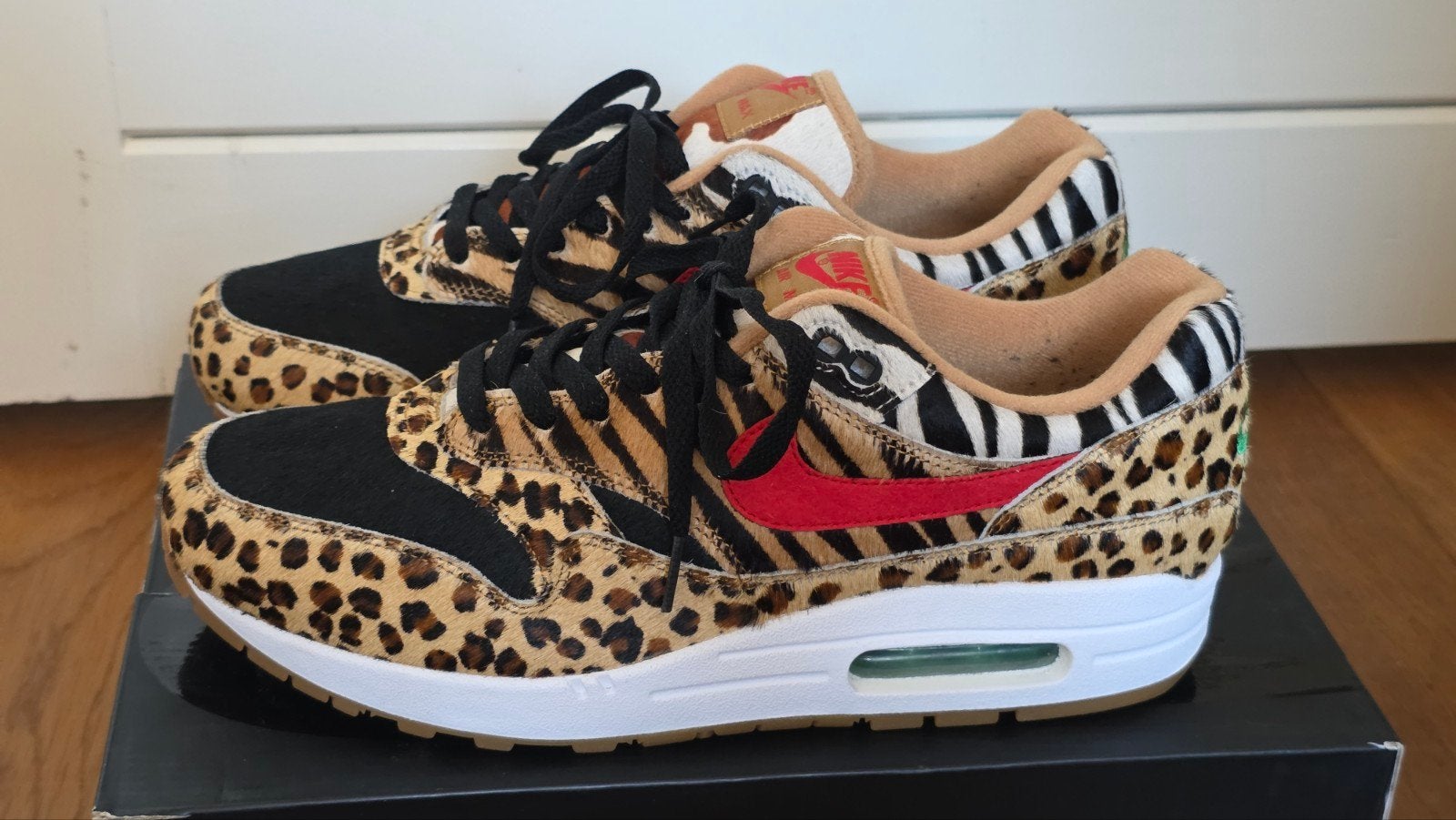 Nike Air Max 1 Atmos Animal 2018 maat 44, Nike air max, Overige kleuren, Verzenden, Sneakers of Gympen