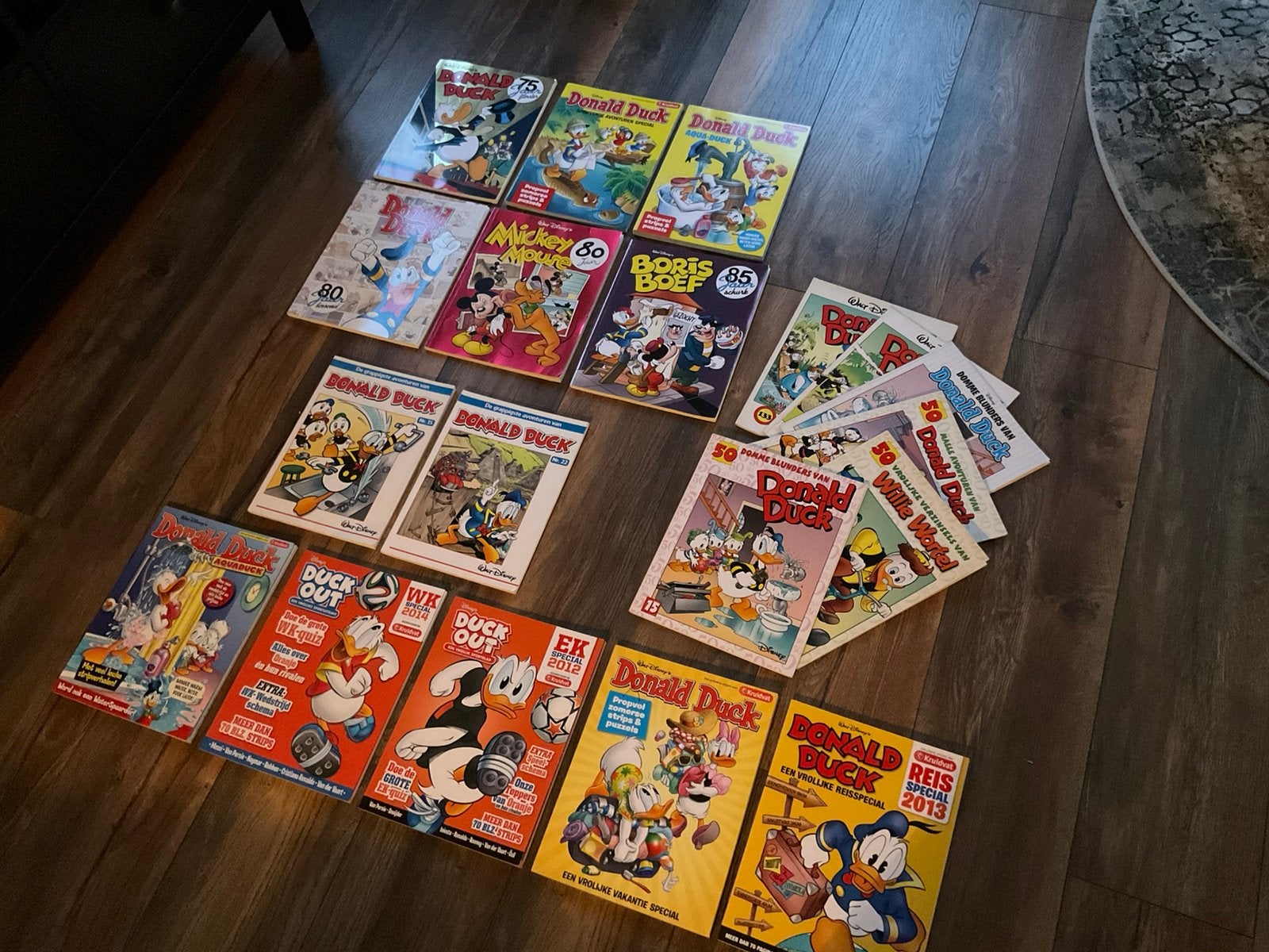 Strips: Donald Duck, Willie Wortel, Boris Boef, Mickey Mouse, Meerdere stripboeken, Ophalen, Zo goed als nieuw