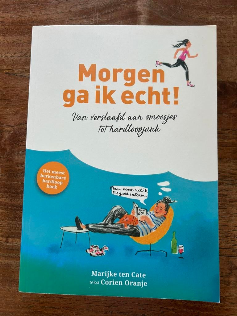 Marijke ten Cate - Morgen ga ik echt!, Boeken, Sportboeken, Zo goed als nieuw, Ophalen of Verzenden