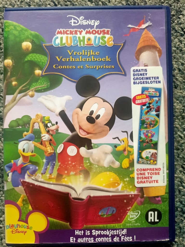 Disney Mickey Mouse Clubhouse: Vrolijke Verhalenboek DVD, Portugees, Ophalen of Verzenden, Zo goed als nieuw, Kinderprogramma of -film